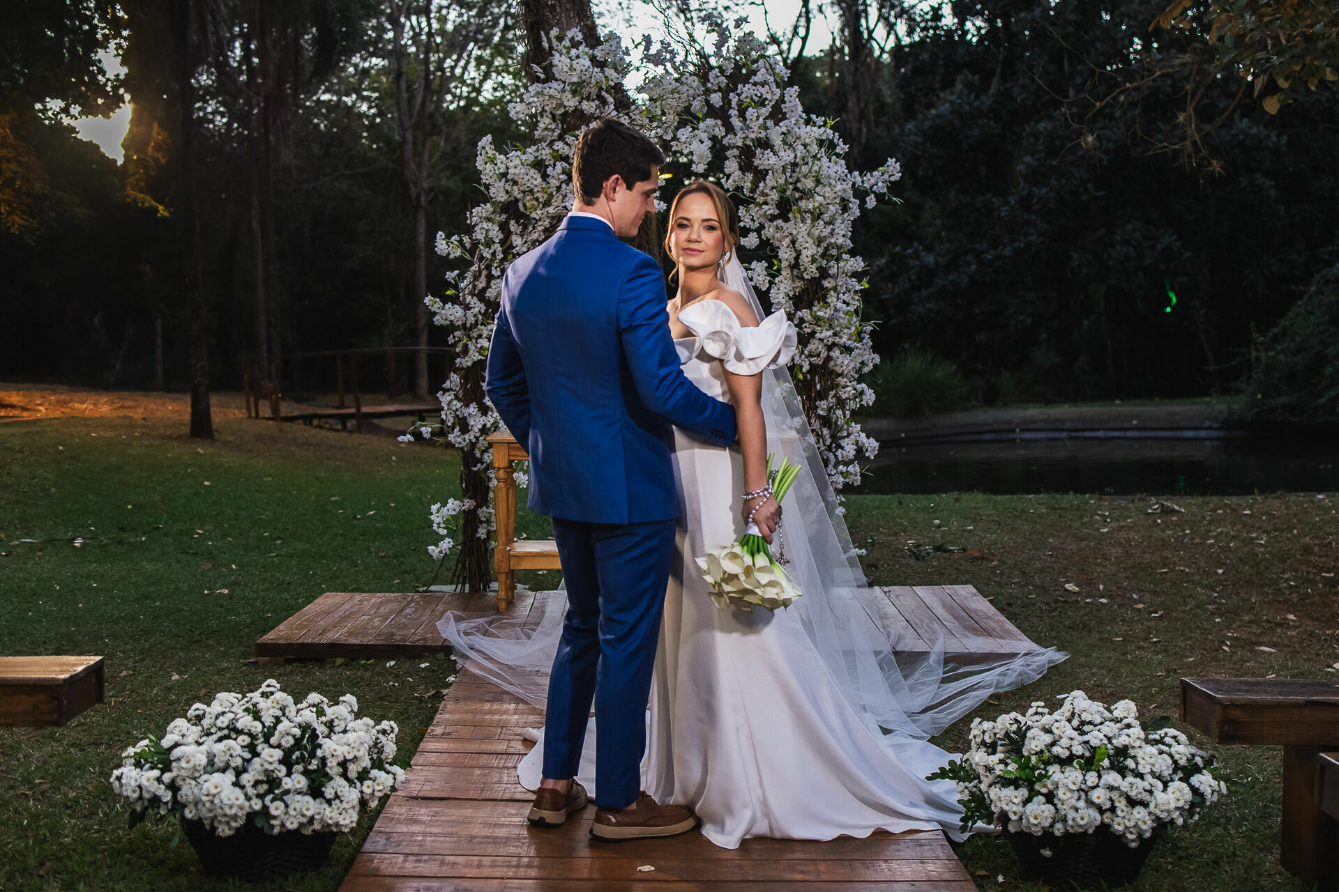 Casamento Lara e Caio no espaço Rancho Santa Fé